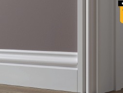 Primed Ogee MDF skirting and architrave