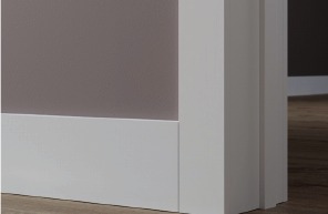 Primed Square MDF skirting and architrave