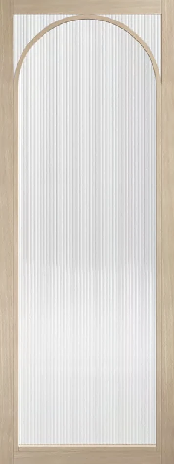 Melrose Reeded Glazed interior door
