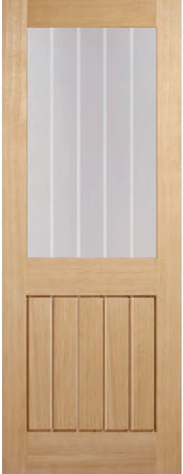Mexicano Half Light Glazed interior door