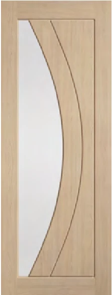 Girona Unfinished Glazed interior door