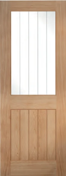Belize Unfinished Glazed interior door