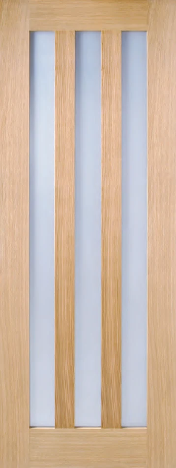 Utah Pre-Finished Frosted Glazed interior door