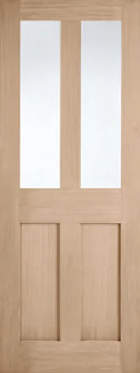 London Unfinished Glazed interior door