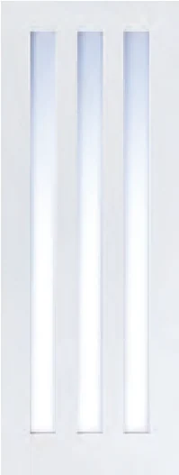Utah Clear Glazed interior door