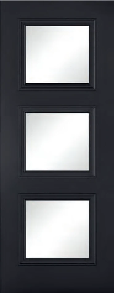 Antwerp Black Glazed interior door