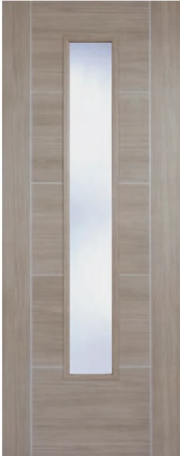 Vancouver Light Grey Glazed interior door