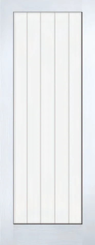 Textured Vertical 1 Light interior door