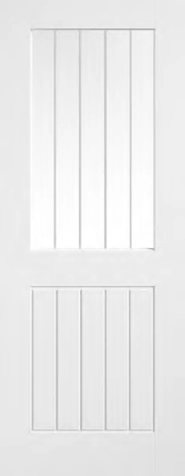 Smooth Cottage Glazed interior door