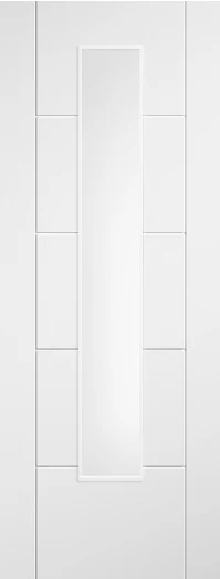 Ladder Glazed White interior door