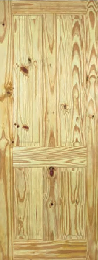4 Panel Knotty interior door