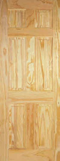 3 Panel Clear Pine Half Door interior door