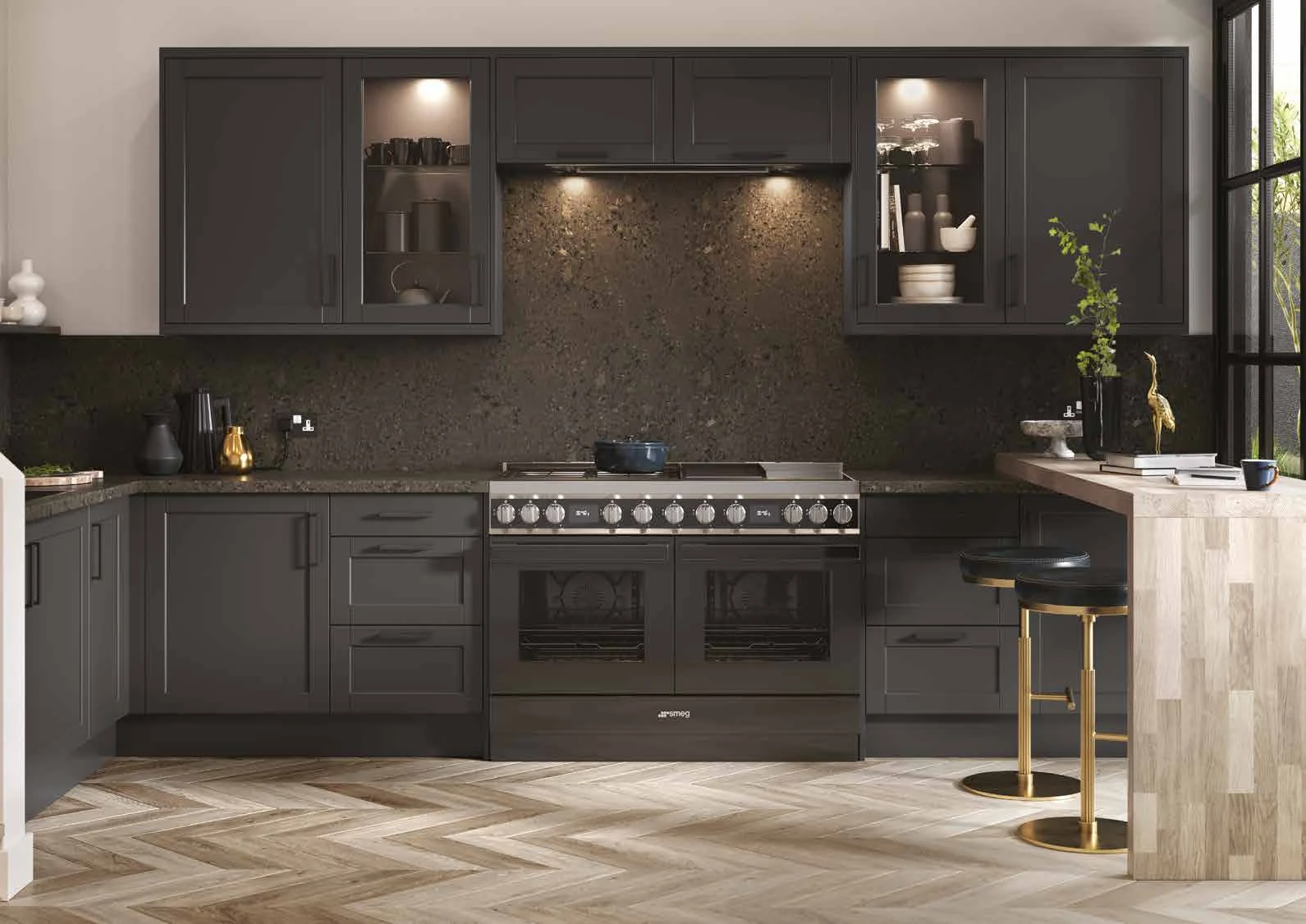Dawson — Graphite kitchen or living-space photograph