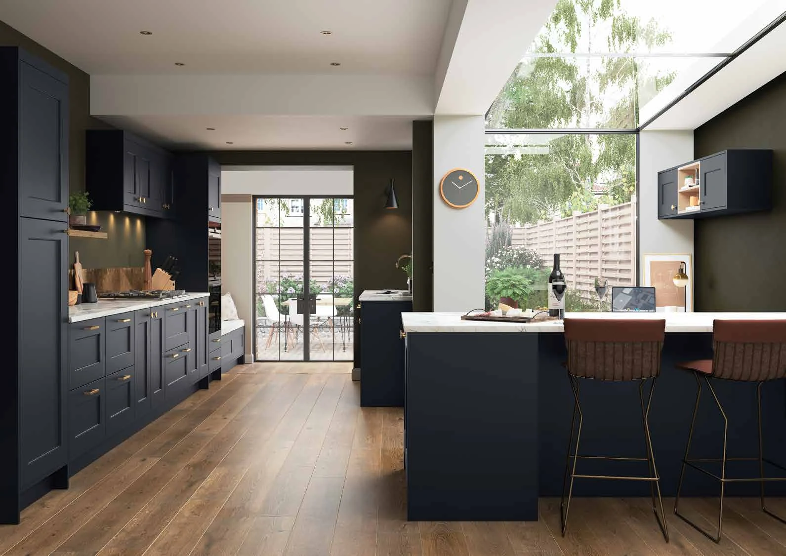 Florence — Slate Blue kitchen or living-space photograph