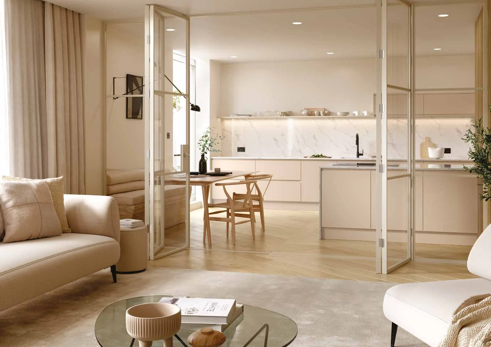 Strada Matte — Cashmere kitchen or living-space photograph