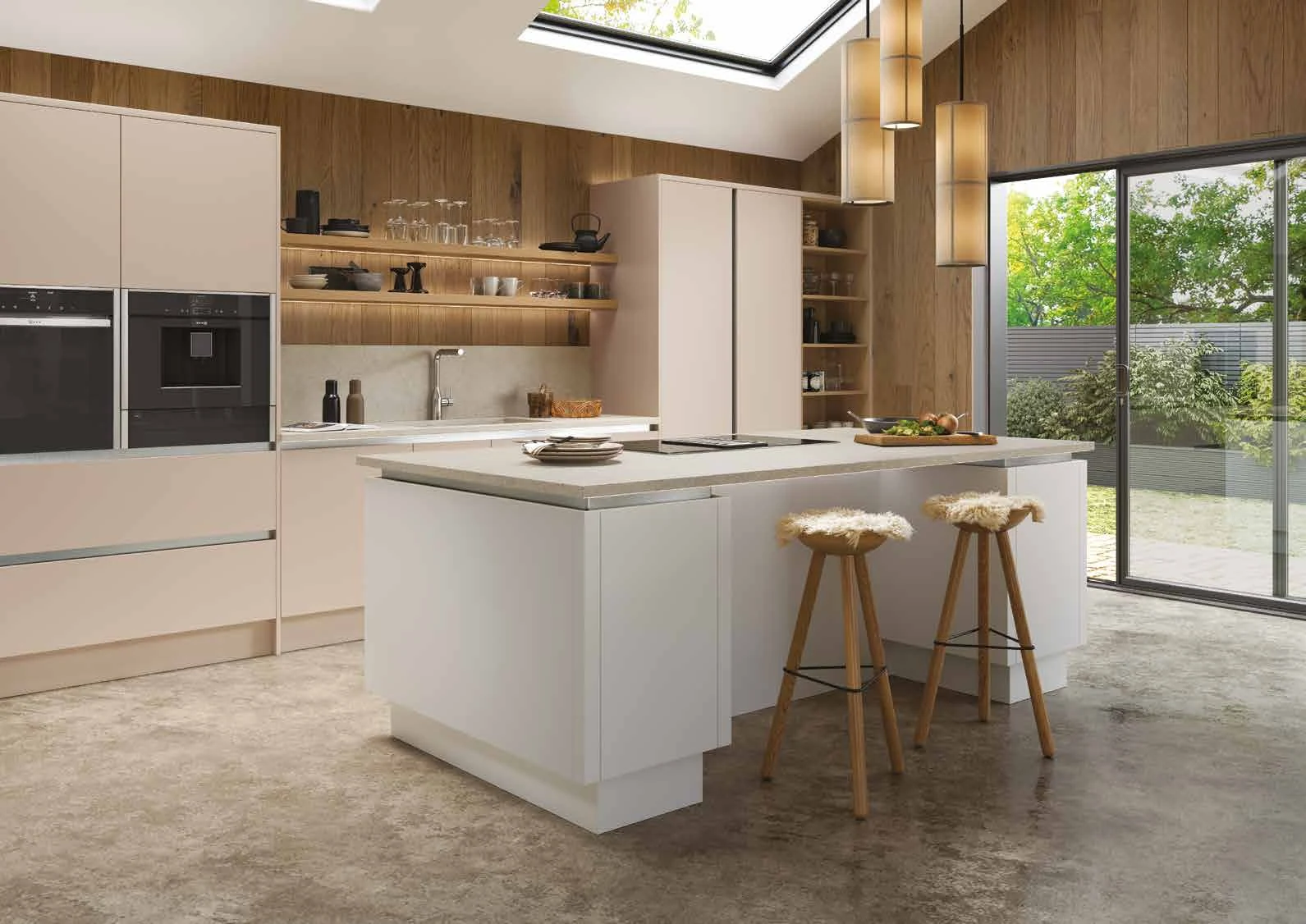 Zola Soft-Matte — Cashmere & White kitchen or living-space photograph